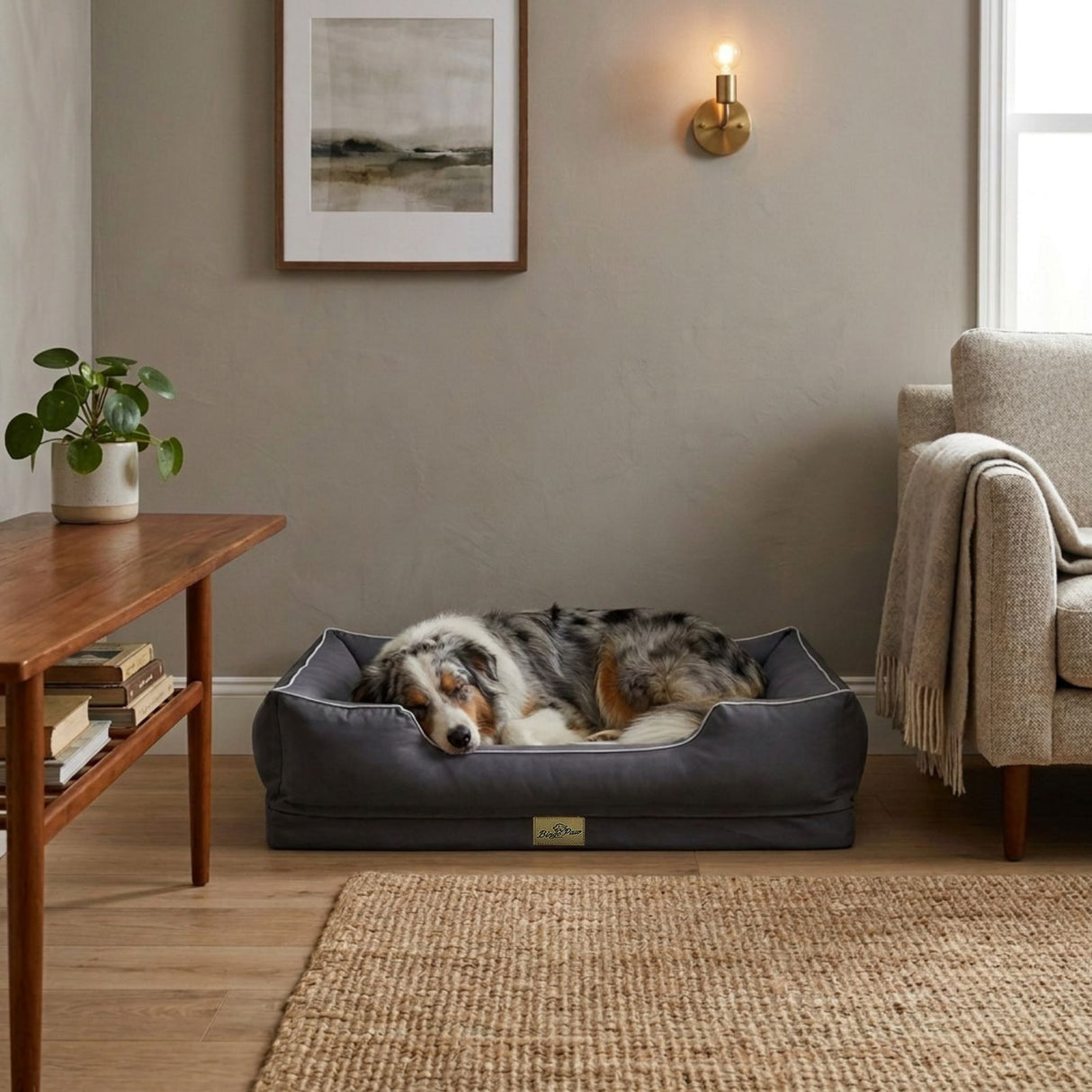 Hundebett Grösse XL Liegeplatz Haustierbett Schlafplatz Kuschelbett