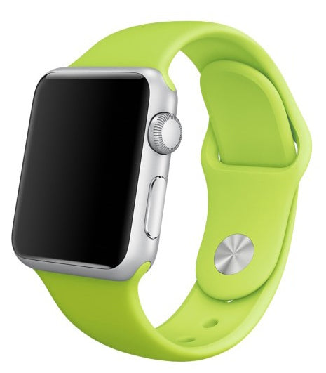 Apple Watch 44mm / 42mm Silikon Armband M/L GRÜN