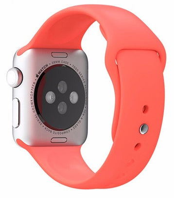 Apple Watch 44mm / 42mm Silikon Armband M/L PINK Rosa