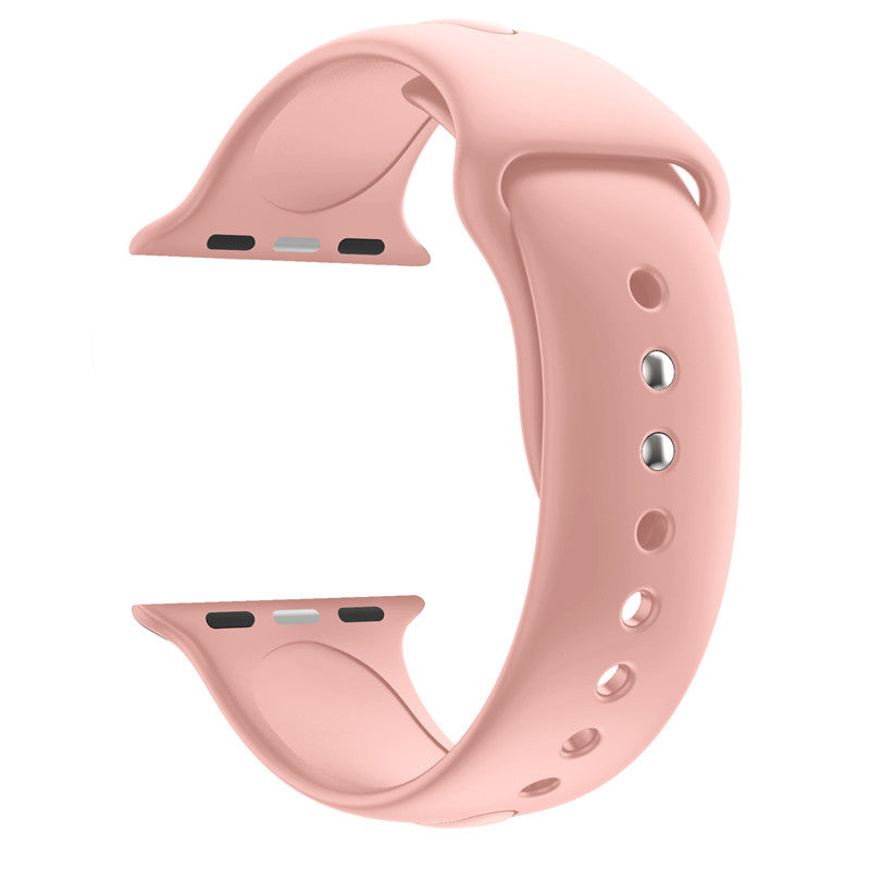 Apple Watch 44mm / 42mm Silikon Armband M/L PINK Rosa