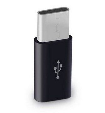 USB Type-C zu micro USB Adapter SCHWARZ