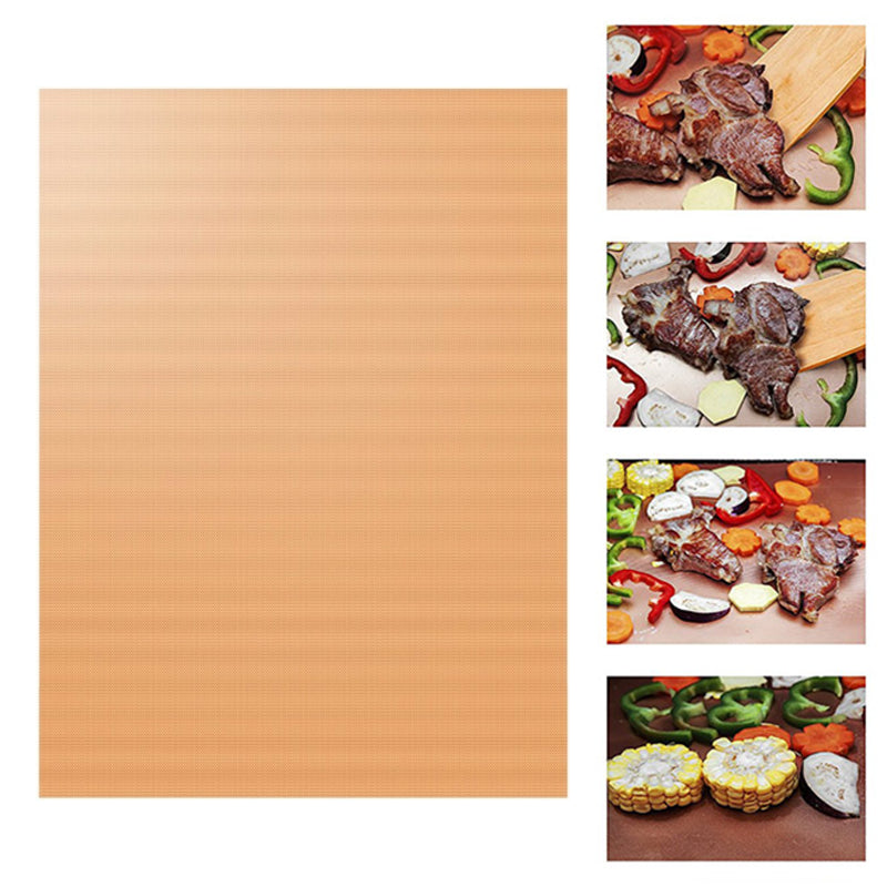 Grillmatte Grillfolie Antihaft Teflon Kupfer