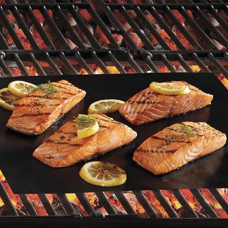 Grillmatte Antihaft Teflon BBQ feuerfest 4 Stück