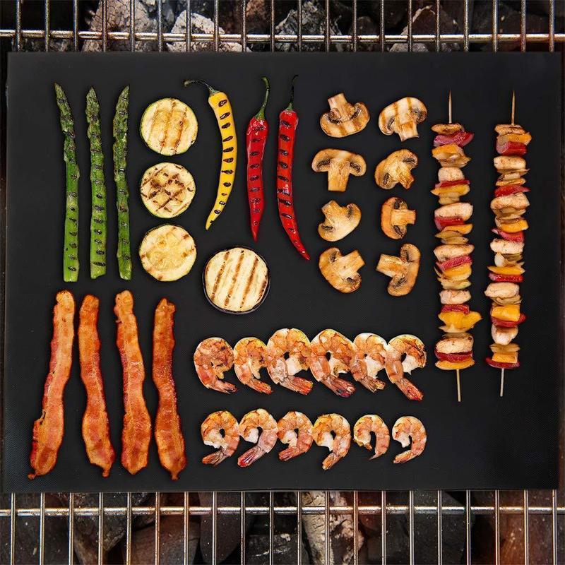 Grillmatte Antihaft Teflon BBQ feuerfest 4 Stück