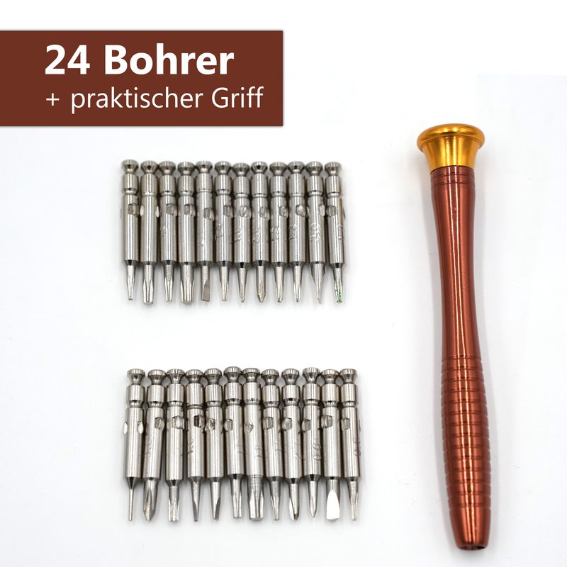 Magnetschraubendreher Präzisions Kreuzschlitz Schlitz Torx Dreieck Set