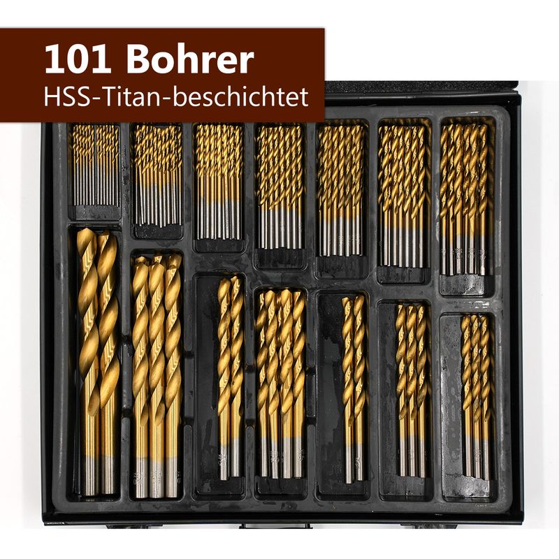 Bohrer Set Drill Set Bohrwerkzeug-Kit Bit Koffer Bohrzubehör-Set