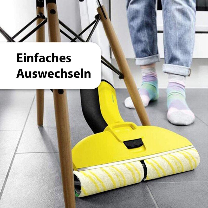 2er-Set Alternative Mikrofaserwalzen für Kärcher Reiniger FC3 FC4 FC5 FC7