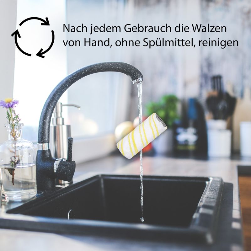 2er-Set Alternative Mikrofaserwalzen für Kärcher Reiniger FC3 FC4 FC5 FC7