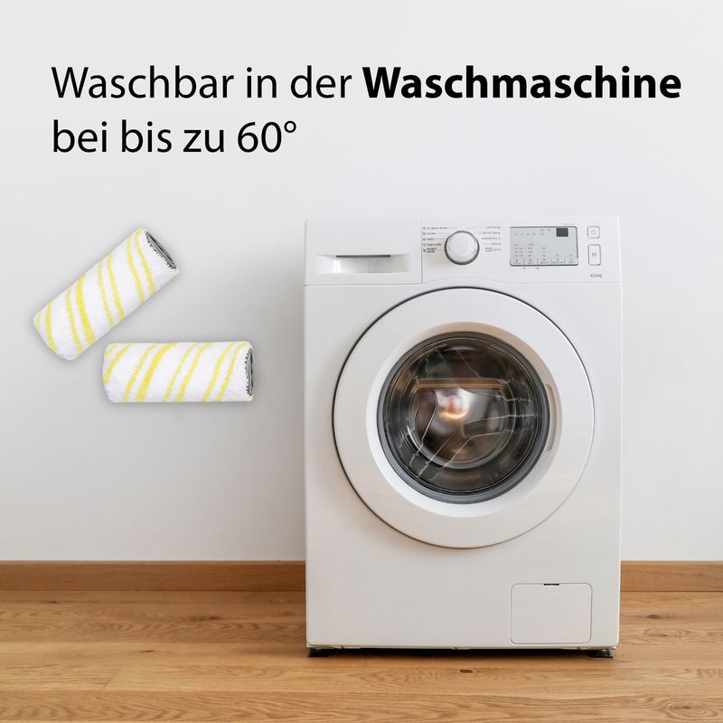 2er-Set Alternative Mikrofaserwalzen für Kärcher Reiniger FC3 FC4 FC5 FC7