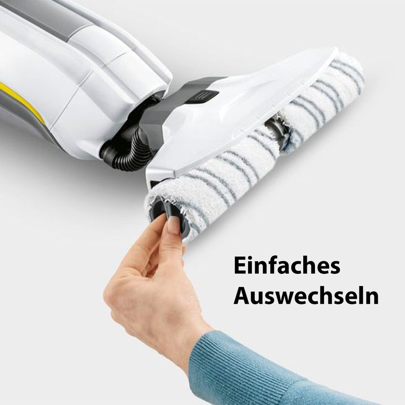 Alternatives 2er-Set Mikrofaserwalzen für Kärcher Reiniger FC3 FC4 FC5 FC7