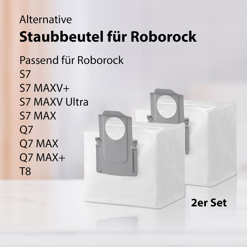 Alternative Staubsaugerbeutel für Roborock S7 S7 MAX Q7 Q7 MAX T8