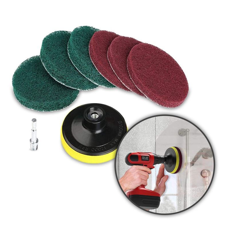 Scheuerschwamm Polierpads Aufsatz Akkuschrauber Bohrmaschine