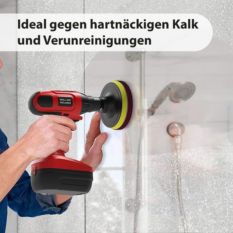 Scheuerschwamm Polierpads Aufsatz Akkuschrauber Bohrmaschine