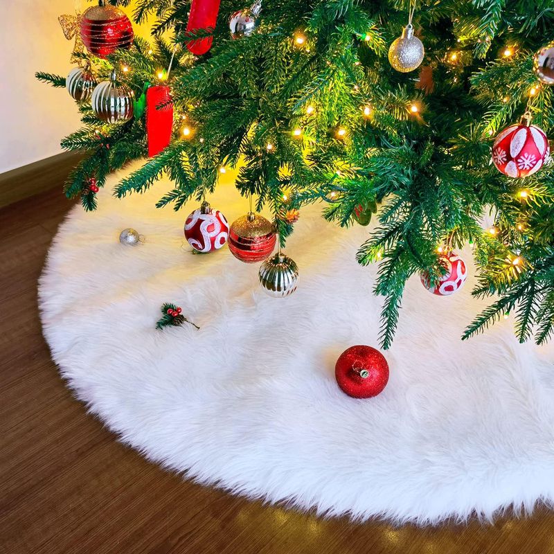 Weihnachtsbaumdecke Tannenbaum-Teppich Christbaum-Rock Baumrock-Matte