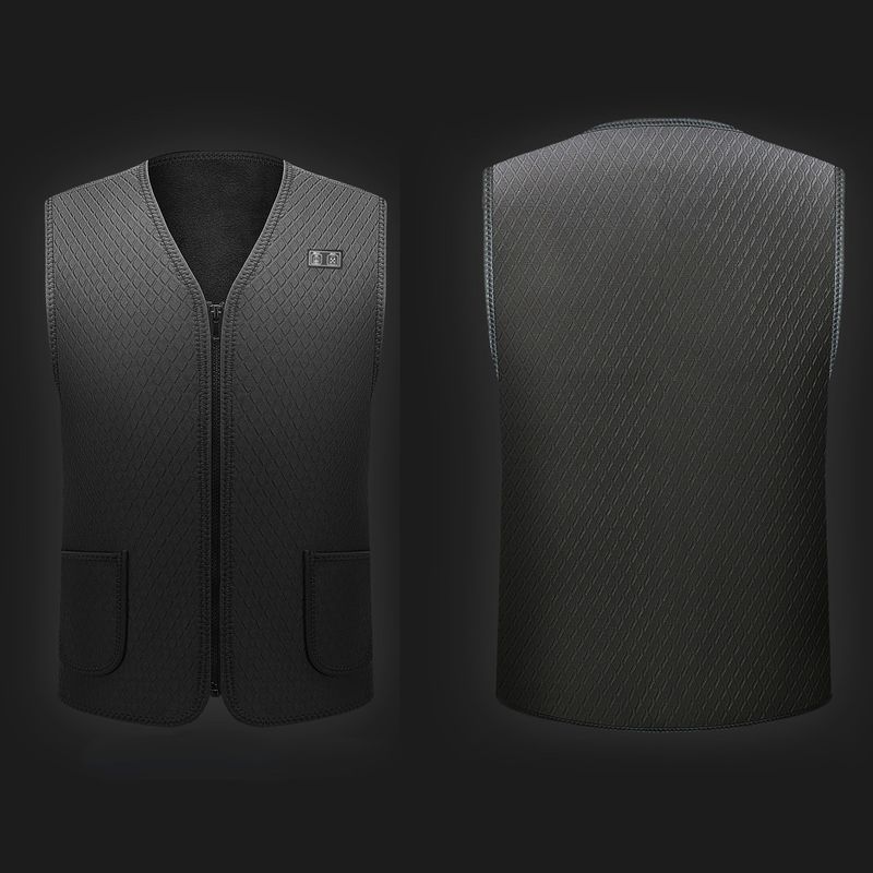 XXL Thermoweste Heizweste elektrisch beheizbare Weste Unisex 7 Zonen