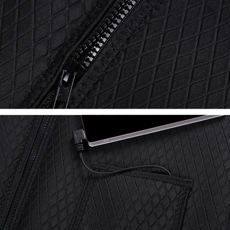 Heizweste elektrisch beheizbare Weste Thermoweste Unisex 7 Zonen 3XS