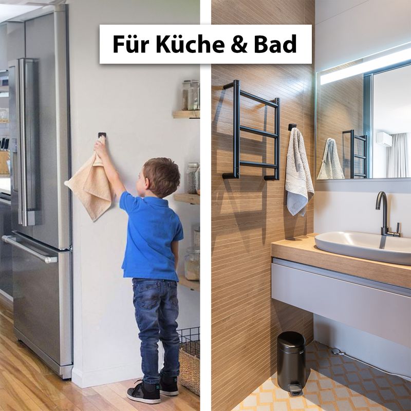 Handtuch Haken Halter Aufhänger Geschirrtuch Halterung Klemme