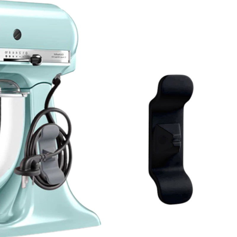 Kabelhalter für Küchenmaschinen Kabelclips selbstklebend Schwarz