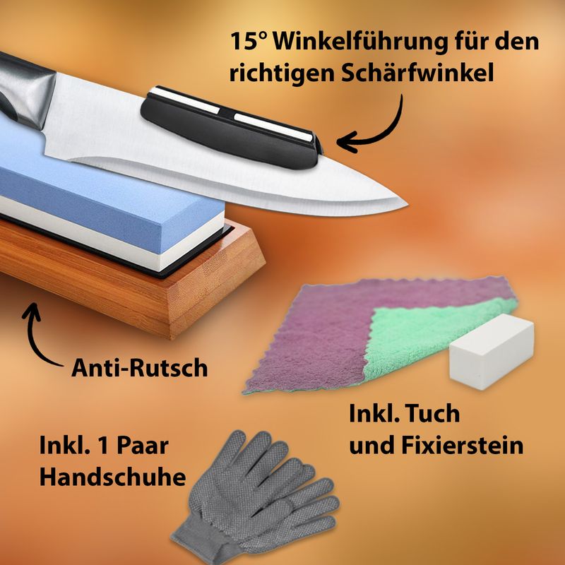 Messerschleifer Schleifstein Wetzstein Schärfstein Messerschärfer