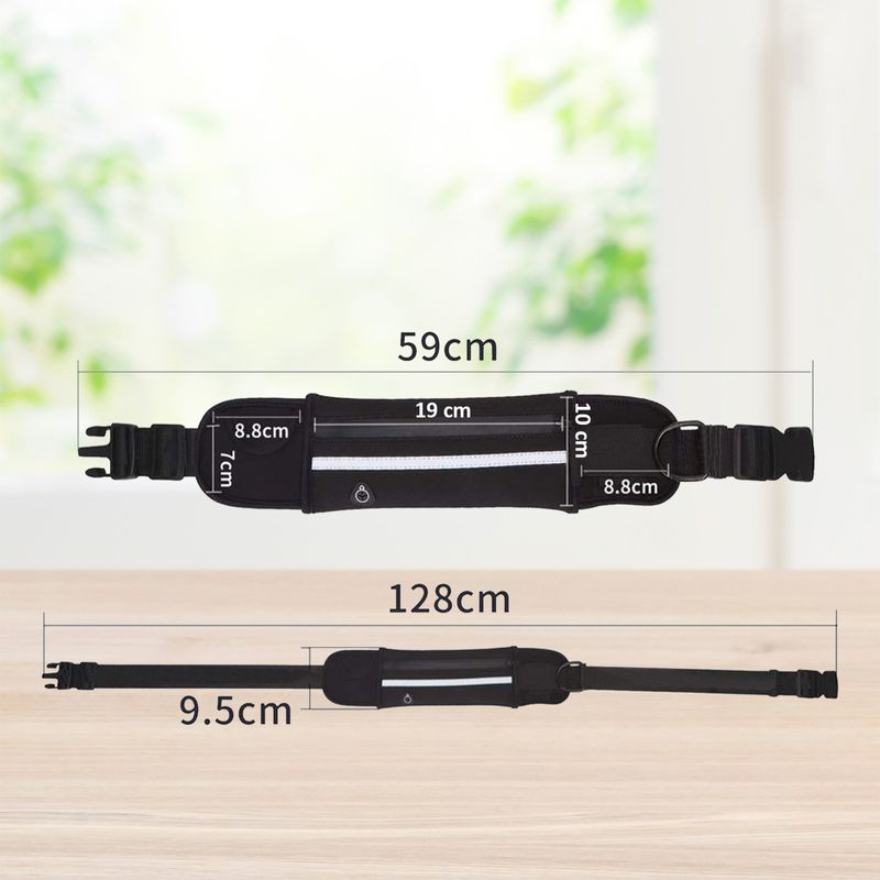 Leine Jogging Bauchgurt Hüftgurt Hundeleine Flexibel Elastisch Bungee