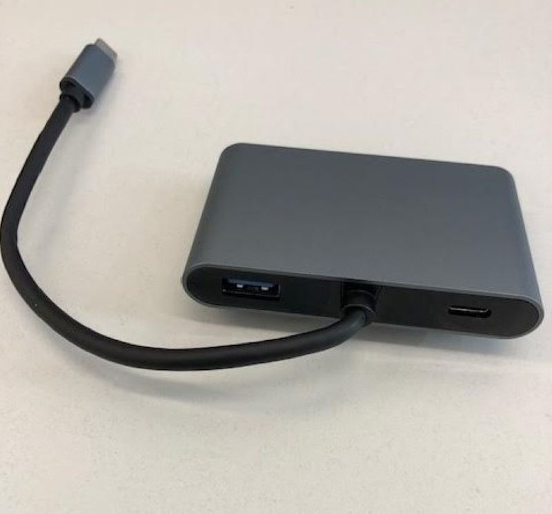 USB-Hub 5in1 USB-C in/out USB-A 3.0 2x HDMI 4K VGA