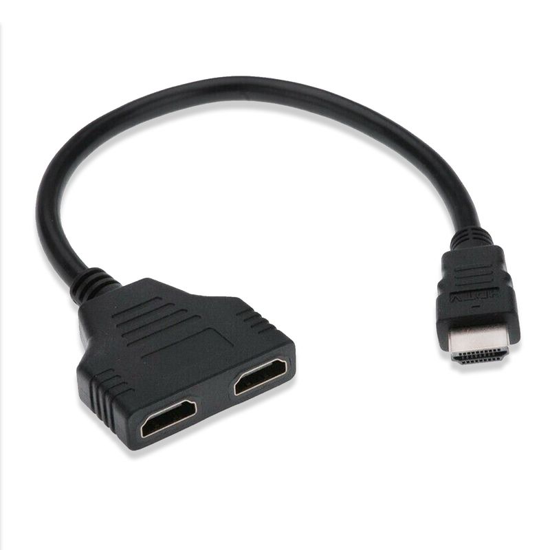 HDMI Splitter Adapter 2in1 (1in/2out) Verteiler Mehrfachanschluss