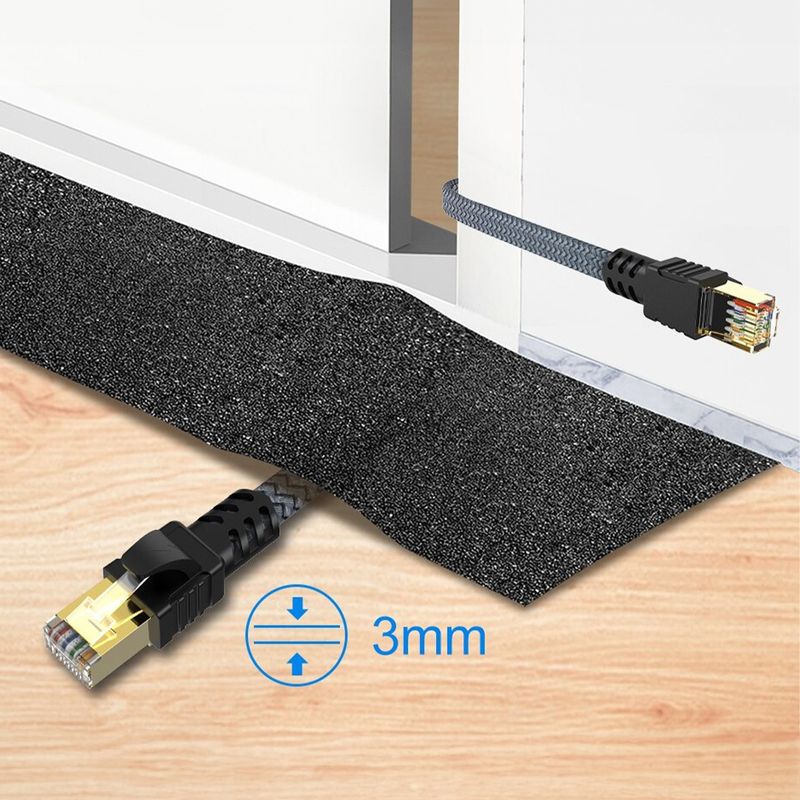 5m Netzwerkkabel Flachkabel Ethernet LAN Kabel RJ45 Cat. 7 UTP