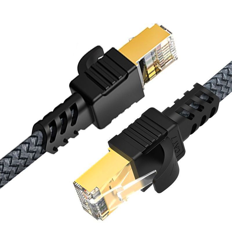 15m Netzwerkkabel Flachkabel Ethernet LAN Kabel RJ45 Cat. 7 UTP