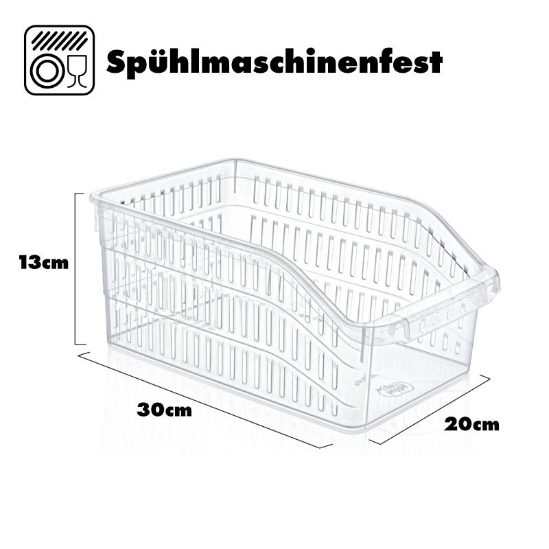Kühlschrank-Box Kühlschrankorganizer Aufbewahrungsbox Küchenbehälter