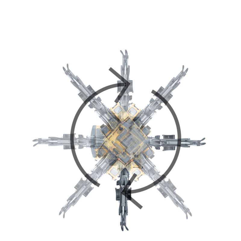 Ferngesteuerter Bagger Spielzeug-Schaufelbagger Kettenfahrzeug