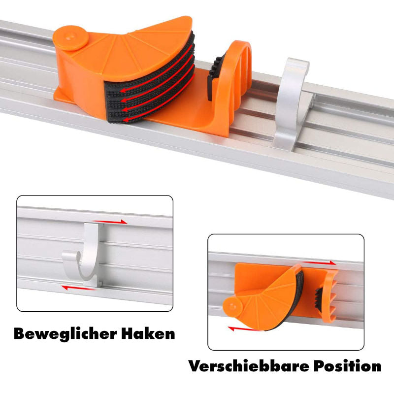 Geräteleiste Werkzeughalter Gartenleiste Aufhängeschiene Wandhalterung