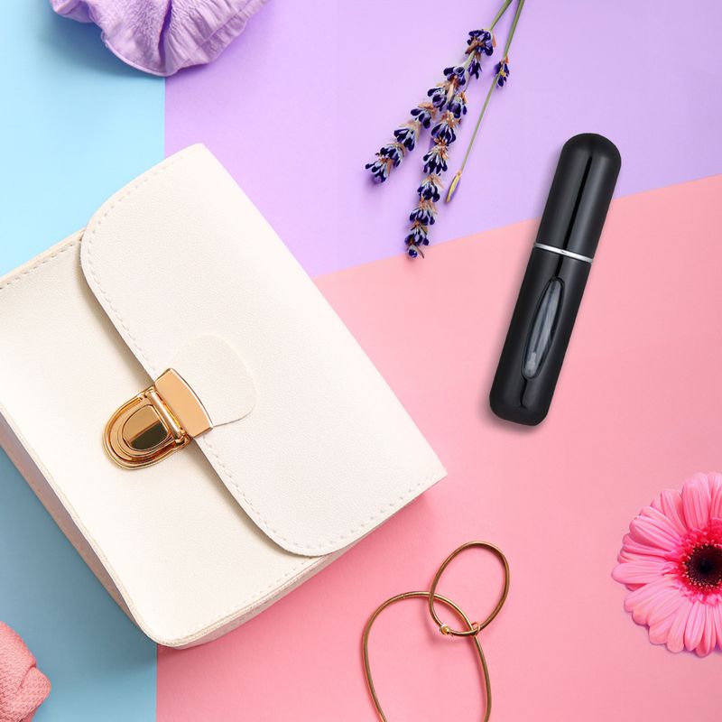 8ml Mini-Parfümzerstäuber Parfum Vaporisateur Schwarz