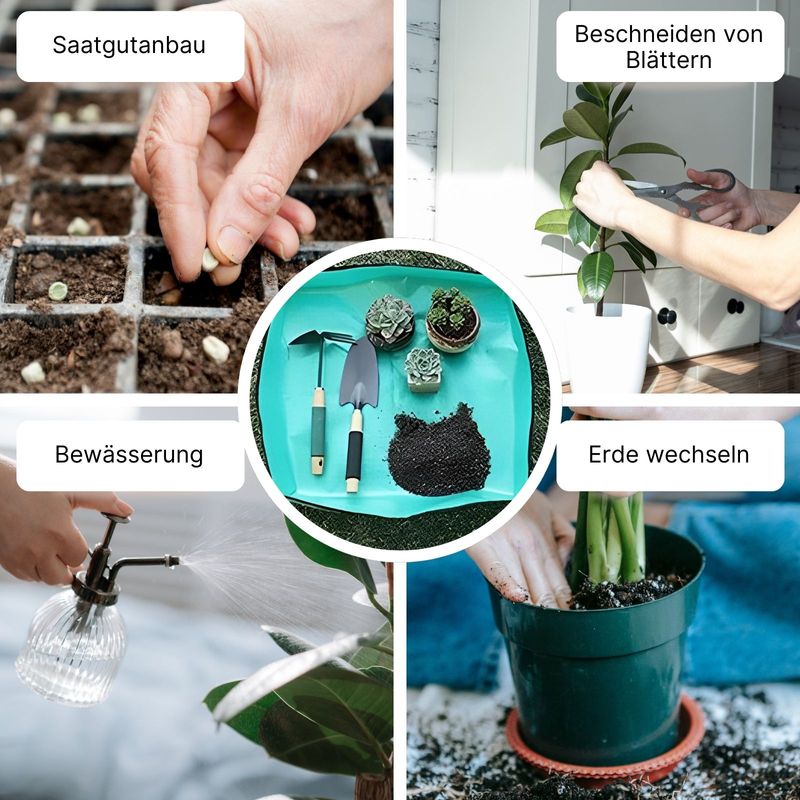 Umtopfmatte Gartenmatte Pflanzmatte Topfmatte Pflanzunterlage