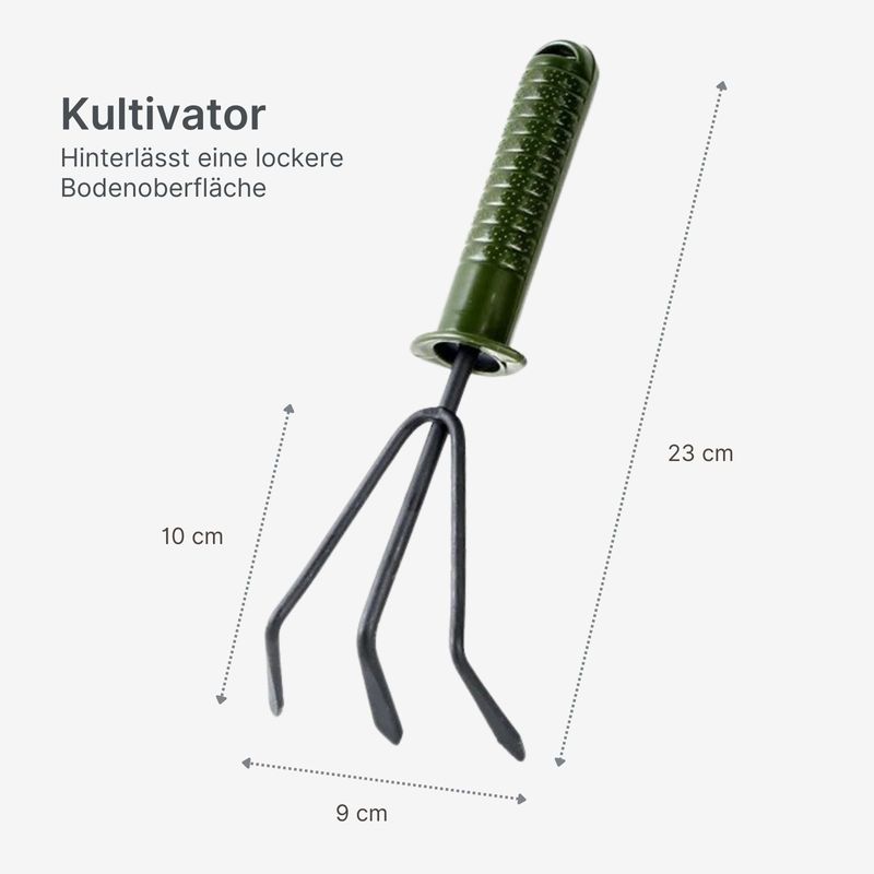 Gartenwerkzeug-Set Gartenschaufel Handspaten Kultivator Unkrautstecher