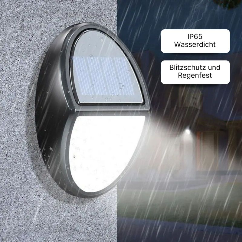 LED Solar Fassadenbeleuchtung Gartenleuchte Aussenlicht Wandleuchte