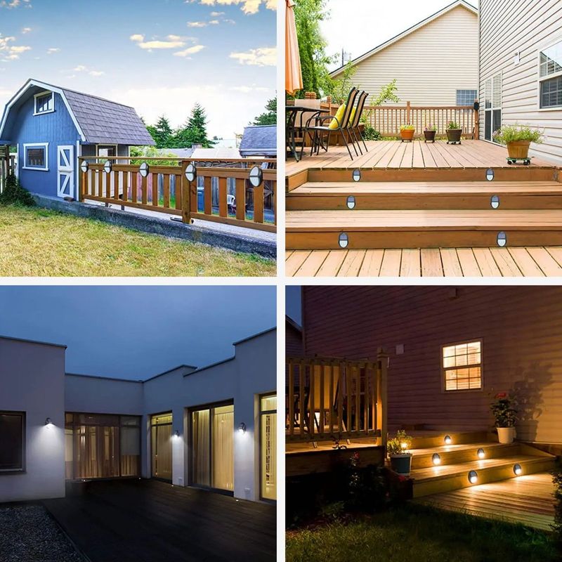 LED Solar Fassadenbeleuchtung Gartenleuchte Aussenlicht Wandleuchte