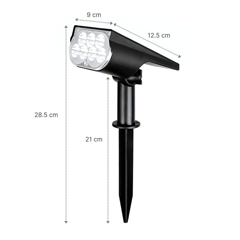 LED Solar Gartenstrahler Gartenscheinwerfer Aussenbeleuchtung