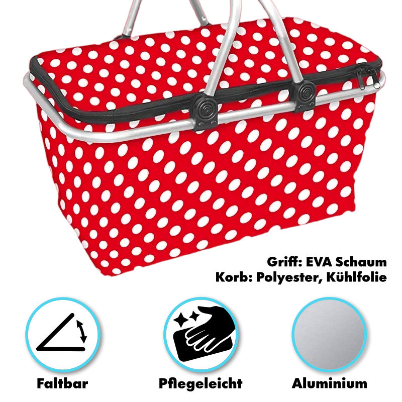 Einkaufskorb Tragekorb Kühlkorb Carrybag Kühltasche Picknickkorb