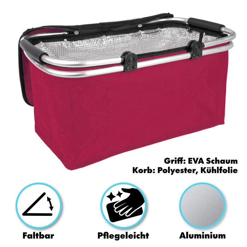 Einkaufskorb Tragekorb Kühlkorb Carrybag Kühltasche Picknickkorb
