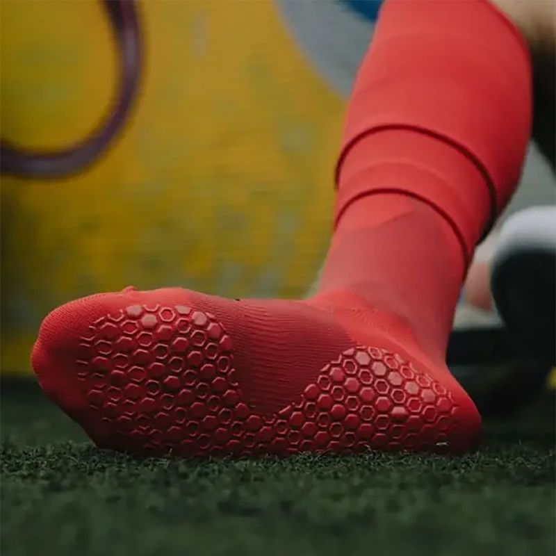 Fussballsocken Gr. 42-47 Grip Socken Fussball Strümpfe GripSoxx Rot