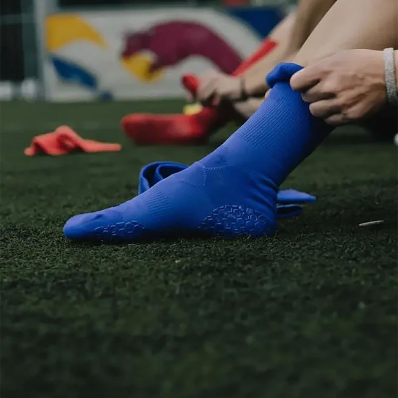 Fussballsocken Gr. 36-41 Grip Socken Fussball Strümpfe GripSoxx Blau