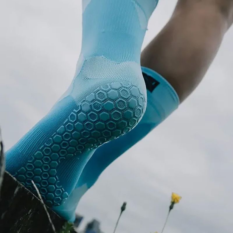 Fussballsocken Gr. 42-47 Grip Socken Fussball Strümpfe GripSoxx Hellblau