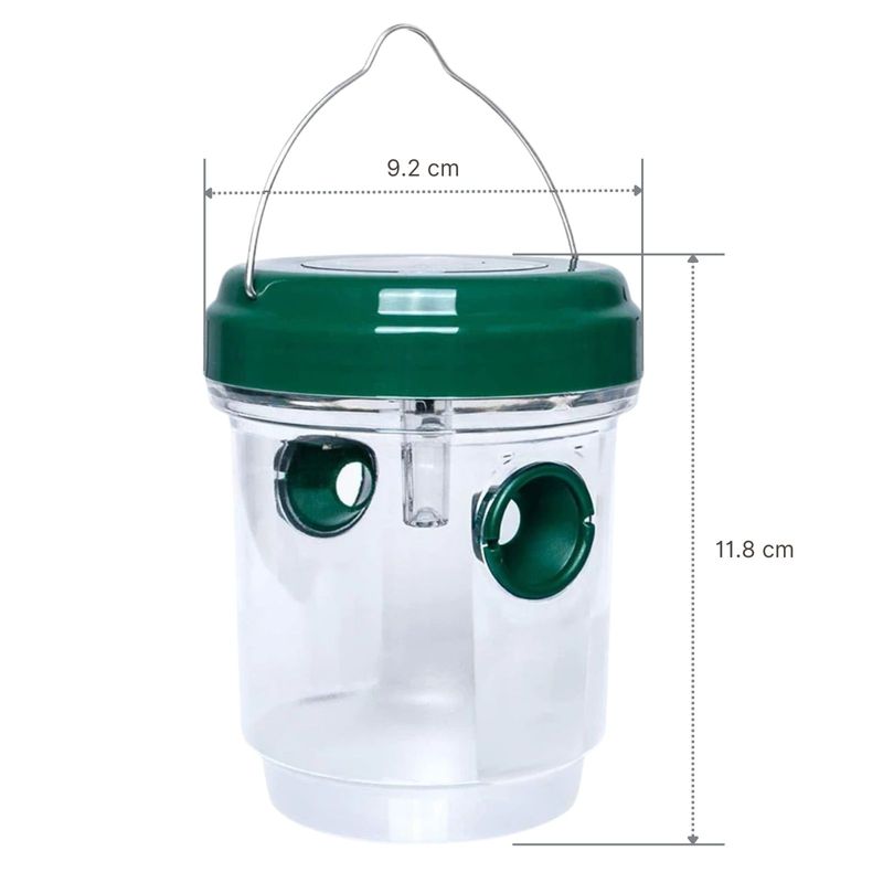 Solar LED Wespenfalle Fliegenfalle Insektenfalle Mückenfalle - 2 Stück