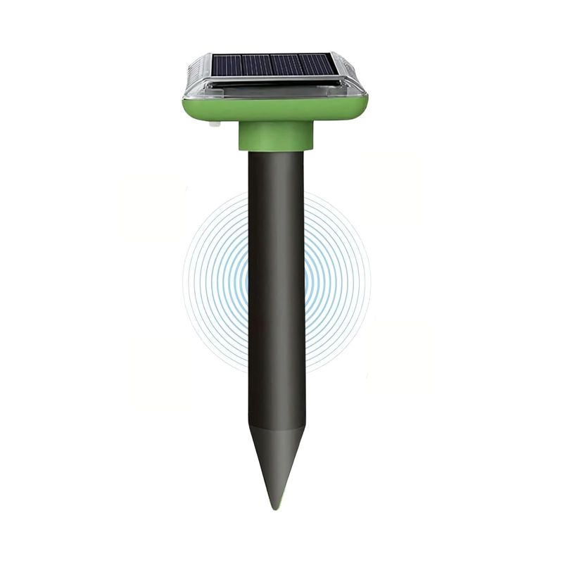 Solar-Maulwurfschreck Maulwurffrei Tiervertreiber Nagetier 4er-Set