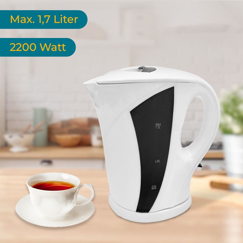 Elektrischer Wasserkocher Teekocher Heisswasserbereiter