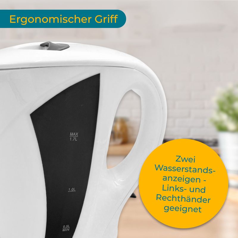 Elektrischer Wasserkocher Teekocher Heisswasserbereiter