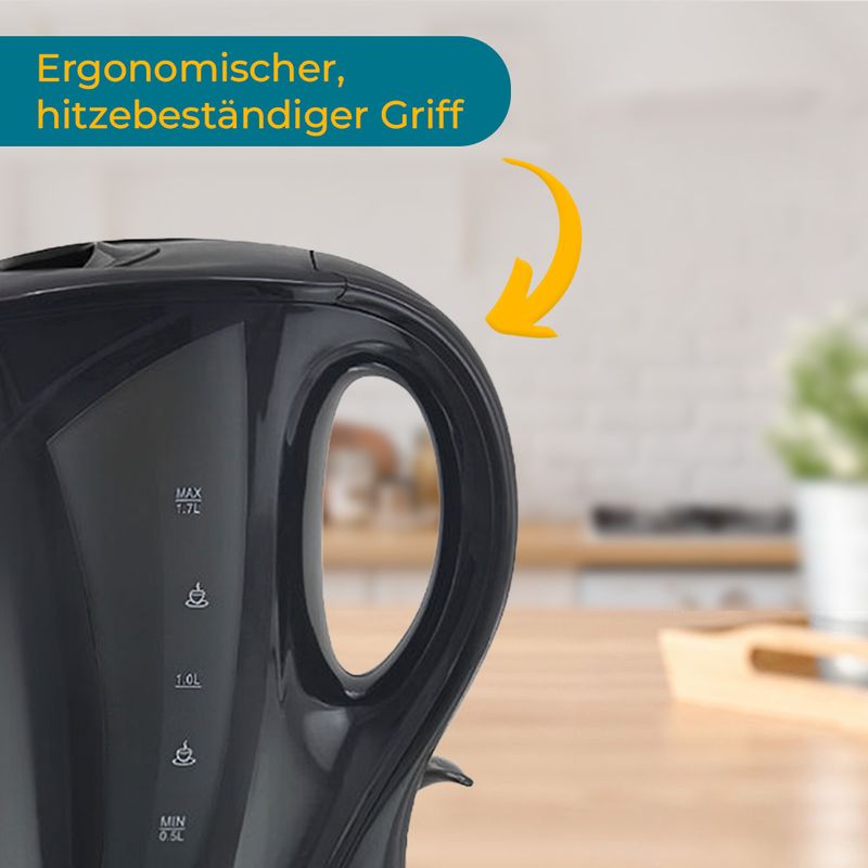 Elektrischer Wasserkocher Teekocher Heisswasserbereiter