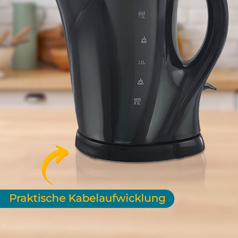 Elektrischer Wasserkocher Teekocher Heisswasserbereiter
