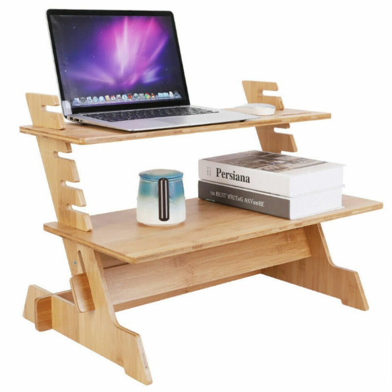 Ergonomische Tischpulterhöhung Laptop-Tisch mobiler Steh-Arbeitsplatz