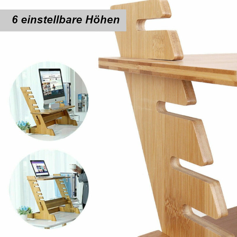 Ergonomische Tischpulterhöhung Laptop-Tisch mobiler Steh-Arbeitsplatz